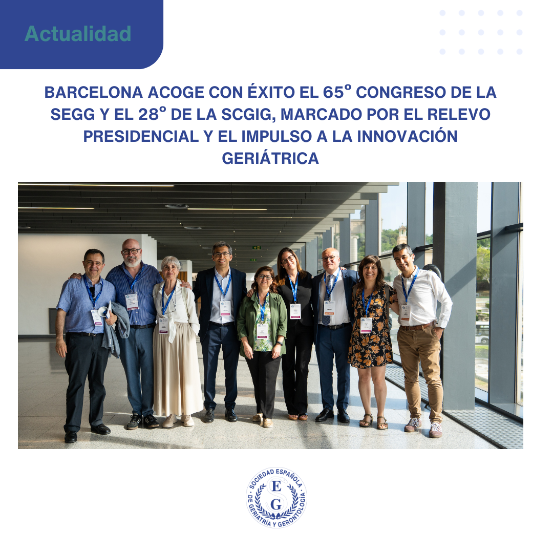 <p>Barcelona acoge con éxito el 65º Congreso de la SEGG y el 28º de la SCGiG, marca